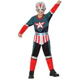 Atosa Heroe Comic Child Child Captain Custom Veelkleurig 10-12 Years