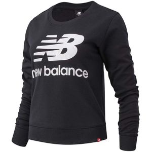 New Balance Essentials Crew Sweatshirt Zwart XS Vrouw