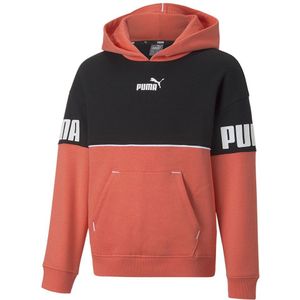 Puma Power Colorblock Fl Sweatshirt Rood 7-8 Years