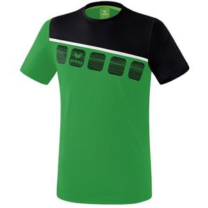 Erima Junior 5-c T-shirt Met Korte Mouwen