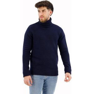 Superdry Merchant Roll Neck Roll Neck Sweater Blauw XL Man