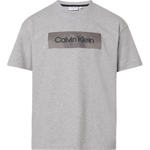 Calvin Klein Embroidered Comfort Short Sleeve T-shirt Grijs L Man