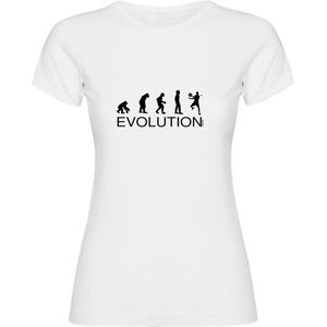 Kruskis Evolution Padel Short Sleeve T-shirt Wit XL Vrouw