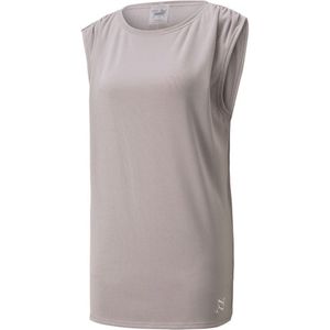 Puma Select Yoga Exhale Relaxed Short Sleeve T-shirt Paars S Vrouw