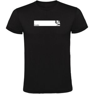 Kruskis Triathlon Frame Short Sleeve T-shirt Zwart 3XL Man