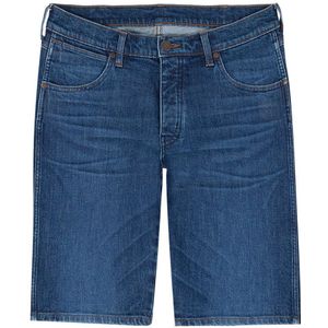 Wrangler Colton Slim Fit Denim Shorts Blauw 29 Man