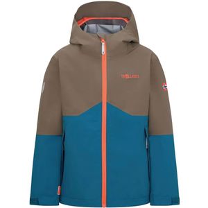 Trollkids - Gjende Jas - Regenjas - Blauw - Waterdicht - Verstelbare Capuchon