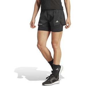 Adidas Ultimate 2 In 1 Shorts Zwart 2XS Vrouw