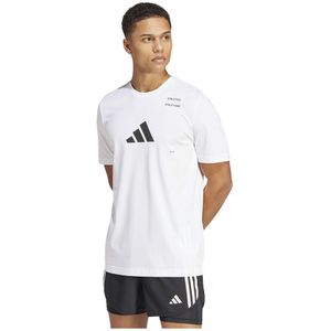 Adidas Ath Cat G Short Sleeve T-shirt Wit L Man