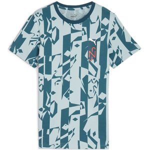 Puma Neymar Creativity Logo Junior Short Sleeve T-shirt Blauw 11-12 Years Jongen