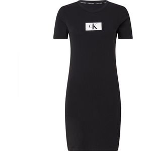 Calvin Klein Underwear 000qs6944e Short Sleeve Dress Zwart XS Vrouw