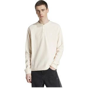 adidas Originals - Trefoil Essentials - T-shirt - Wolwit - Lange Mouw