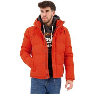 Superdry Everest Short Puffer Jacket Oranje 3XL Man