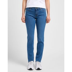 Lee Marion Straight Mid Jeans Blauw 29 / 35 Vrouw
