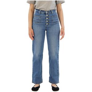 Levi´s ® Ribcage Patch Pocket Jeans Blauw 25 / 29 Vrouw
