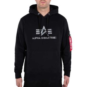 Alpha Industries 3d Camo Logo Sweatshirt Zwart M Man