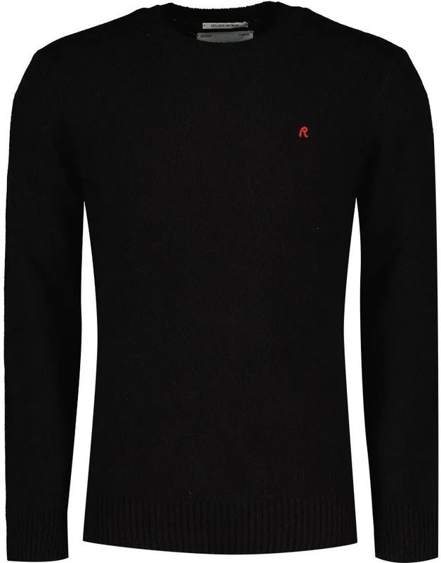 Replay - Pullovers - Zwart - Lange Mouw - Normaal