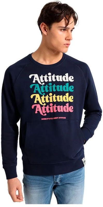 Lois - 165803869 - Sweater - Marineblauw - Katoen - Lange Mouwen