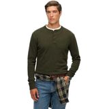 Superdry - Vintage Logo - T-shirt - Lange Mouwen - Halve Knopen