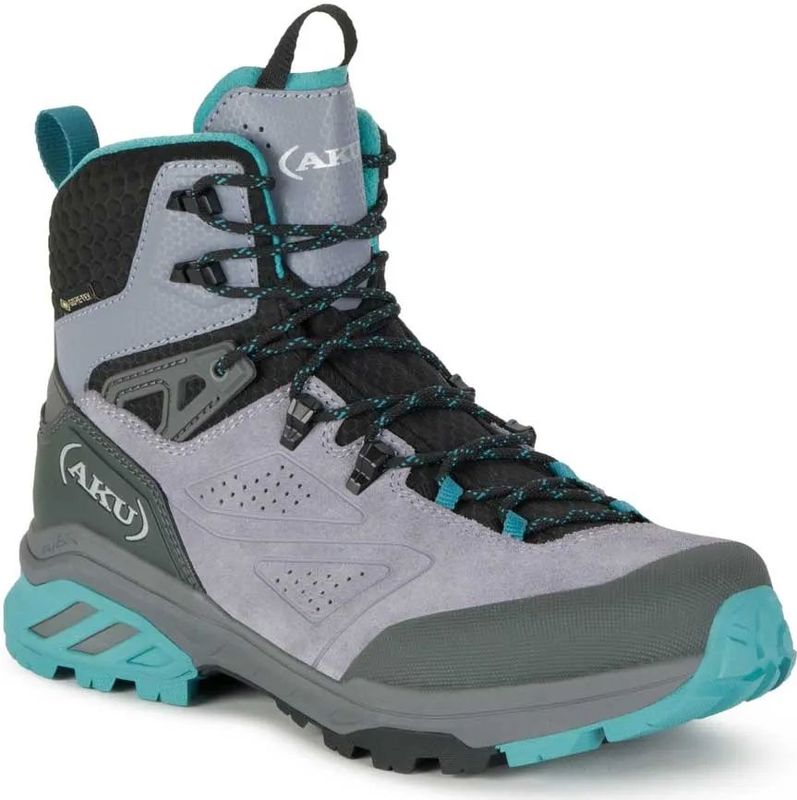 Wandelschoenen - Licht Violet/Aqua Groen - Suède/Gore-Tex - Elica Natural Stride