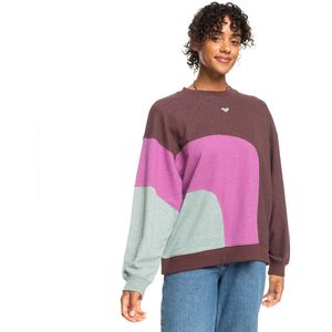 Roxy Happy Daize Sweatshirt Roze XL Vrouw