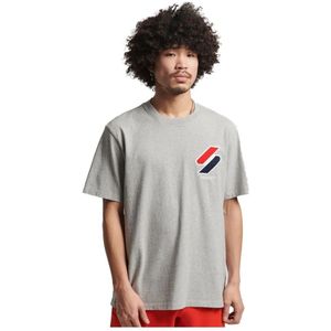 Superdry - Code Sl Classic Apq - T-shirt - Grijs