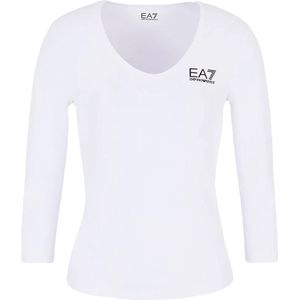 Ea7 Emporio Armani 8ntt55 T-shirt Met Lange Mouwen En V-hals