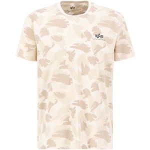 Alpha Industries Basic Small Logo Camo T-shirt Met Korte Mouwen