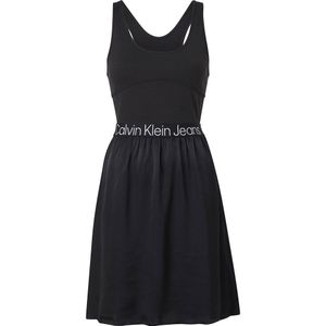 Calvin Klein Jeans Racerback Logo Mouwloze Jurk