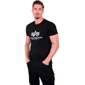 Alpha Industries Basic Short Sleeve T-shirt Zwart 2XL Man