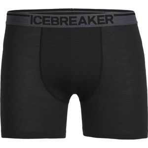 Ondergoed Icebreaker Men Anatomica Boxers Black