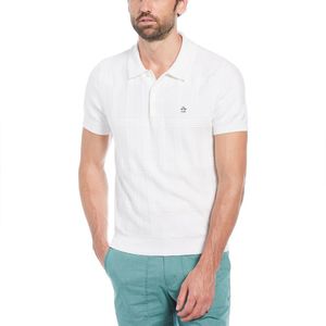 Original Penguin Cash Like 3 Button Jacquard Korte Mouw Poloshirt