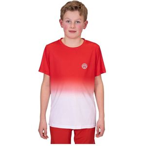 BIDI BADU Crew Gradiant Junior Tee - red white Shirts Kinder