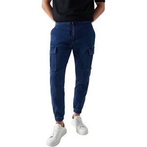 Salsa Jeans S-activ Cargo Pants Blauw 30 / 30 Man