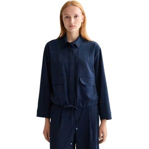 Scotch & Soda - Blouse Utility - Blauw - Dames Blouse
