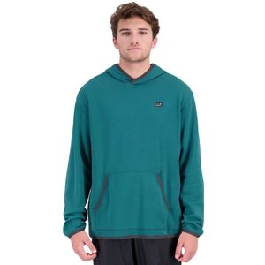 New Balance At French Terry Hoodie Groen XL Man