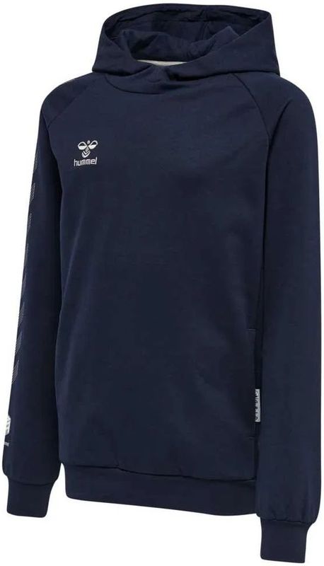 Hummel - Move Grid Cotton Hoodie - Kids - Zwart