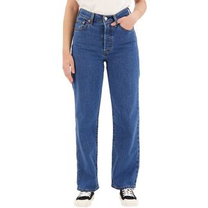 Levi´s ® Ribcage Straight Ankle Fit Jeans Blauw 30 / 27 Vrouw