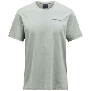 Peak Performance Explore Logo Short Sleeve T-shirt Groen XL Man