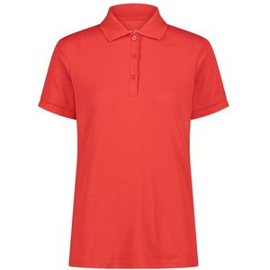 Cmp 31t7496v Short Sleeve Polo Rood L Vrouw