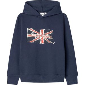 Pepe Jeans - PB581681 - Sweatshirt - Marineblauw - Katoen