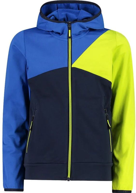 CMP - Kinderwandeljas - Performance Stretch Fleece - Met Capuchon - Zwart