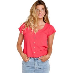 Rip Curl Amantea Rib Overhemd Met Korte Mouwen