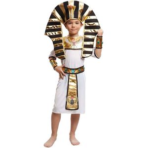 Viving Costumes Egyptian Gold Kids Custom Goud 7-9 Years
