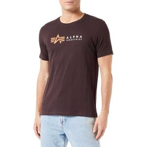 Alpha Industries Nasa Iss Short Sleeve T-shirt Bruin 3XL Man