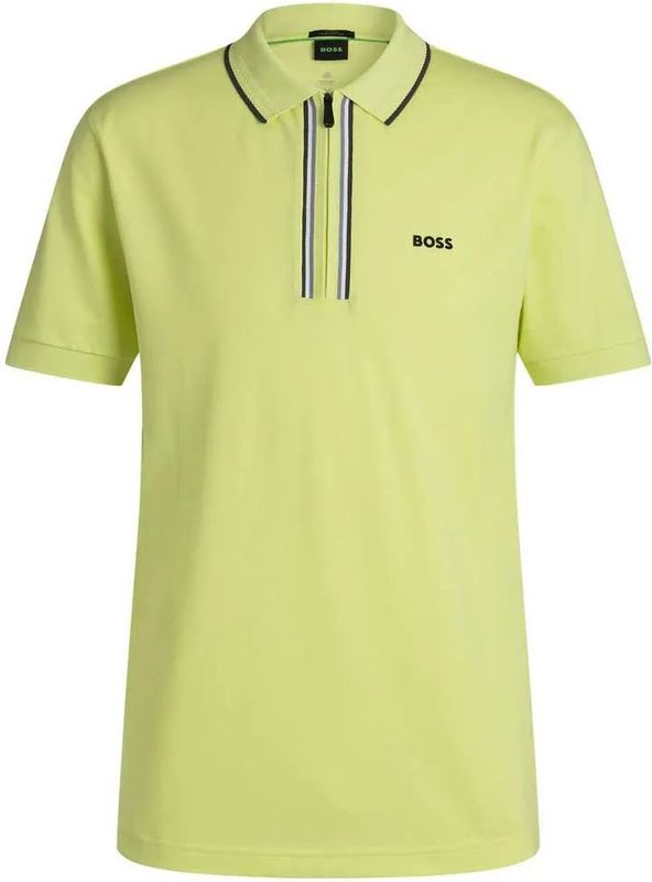 BOSS - 50544450 Philix - Poloshirt - Groen - Katoen - Korte Mouwen