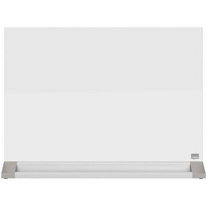 Nobo 60x43 Cm Magnetic Glass Tabletop Whiteboard Zilver