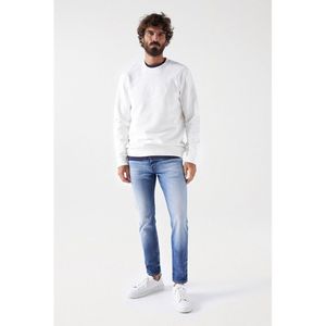 Salsa Jeans French Terry With Peach Touc Sweater Wit L Man
