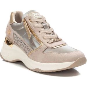 Xtivoor vrouwen. 14306501-NEGRO Trainers 143065 zwart (37), Plat, 3 tot 5 cm, Ritssluiting, Casual