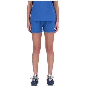 New Balance Sport Essentials French Terry Shorts Blauw XS Vrouw